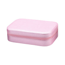 Load image into Gallery viewer, Jewelry Storage Box Double-Layer PU Jewellery Ring Stud Earrings Display Holders Case