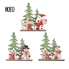 Load image into Gallery viewer, Christmas Decorations Christmas Wooden Decoration DIY Children's Present Small Gift Desktop Window Decorations