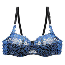 Load image into Gallery viewer, Women Fashion Sexy Underwear Ladies Fashion Sexy Lace Hollow Steel Ring Gathering Bra