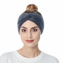 Load image into Gallery viewer, Wool Knitted Hair Band Women's Sports Headband Autumn and Winter Hair Accessories Cross Hair Band