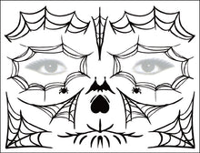 Load image into Gallery viewer, Halloween Tattoo Sticker Paper Day of the Dead Transfer Face Pasters Makeup Party Tattoo Sticker