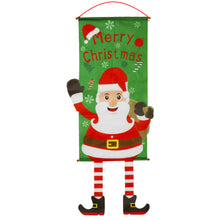 Load image into Gallery viewer, Christmas Decorations Door Hanging Hanging Cloth Art Pendant Santa Snowman Dining Room Wall Hanging Painting Flag Hanging Cloth Hanging Flags