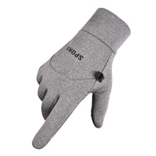 Load image into Gallery viewer, Men's Korean-Style Touch Screen Warm Waterproof Non-Slip Custom Logo Wholesale Outdoor Sports Riding Gloves
