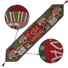 Load image into Gallery viewer, New Christmas Decoration Supplies Knitted Fabric Table Runner Creative Christmas Tablecloth Dining-Table Decoration Home Dress up