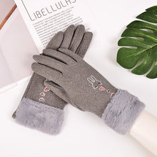 Load image into Gallery viewer, Dehaired Angora Gloves Fleece Lined Padded Warm Keeping Gloves Cycling and Driving Touch Screen Gloves for Women