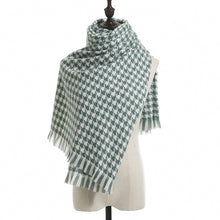 Load image into Gallery viewer, Houndstooth Scarf for Women Winter 2023 New Plaid Artificial Cashmere Scarf Thick Shawl Scarf for Women