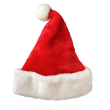 Load image into Gallery viewer, Christmas Decorations Fleece Hat Long and Fleece Hat Short Party Holiday Gifts Extra Thick Christmas Hat