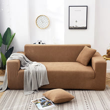 Load image into Gallery viewer, Solid Color Four Seasons Universal Sofa Slipcover Nordic Fashionable Knitted Stretch All-Inclusive Sofa Cover Dustproof Sofa Cushion