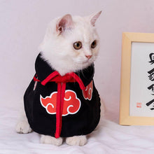 Load image into Gallery viewer, Halloween Pets COS Costume Dog Cosplay Costume Dress Cape Pet Clothes Cat Cloak Akatsuki Dog Cape