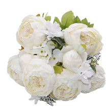 Load image into Gallery viewer, 1Bunch Artificial Peony Flowers Silk Fake Flowers Wedding Party Home Decoration