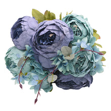 Load image into Gallery viewer, 1Bunch Artificial Peony Flowers Silk Fake Flowers Wedding Party Home Decoration