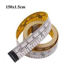Load image into Gallery viewer, 1PC 60in 150cm Body Measuring Ruler Sewing Tailor Tape Measure Mini Soft Flat Ruler Centimeter Meter Sewing Measuring Tape
