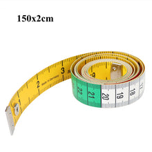 Load image into Gallery viewer, 1PC 60in 150cm Body Measuring Ruler Sewing Tailor Tape Measure Mini Soft Flat Ruler Centimeter Meter Sewing Measuring Tape