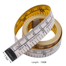 Load image into Gallery viewer, 1PC 60in 150cm Body Measuring Ruler Sewing Tailor Tape Measure Mini Soft Flat Ruler Centimeter Meter Sewing Measuring Tape