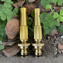 Load image into Gallery viewer, 1PC Aluminum Alloy Spray Nozzle Spray Sprinkler High Pressure Direct Spray Garden Hose Adjustable