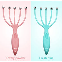 Load image into Gallery viewer, 2PC/set Head Scalp Massager Neck Body Anti itching Flexible Massage Steel Ball Scalp Stress Relief Spa Healing Massager Brush Health