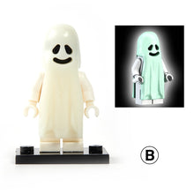Load image into Gallery viewer, 2pcs/set Horror Halloween Series Building Blocks Luminous Smiling & Crying Ghost Model Action Figures Small Bricks Toys for Children