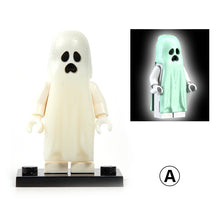 Load image into Gallery viewer, 2pcs/set Horror Halloween Series Building Blocks Luminous Smiling & Crying Ghost Model Action Figures Small Bricks Toys for Children