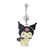 Load image into Gallery viewer, 1PC Rabbit Creativity Belly Button Ring Navel Piercing Ring Cartoon Cat Navel Button Piercings for Women Girls Body Jewelry Gift