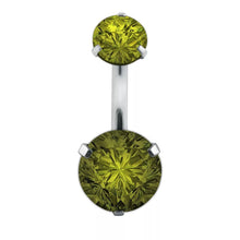 Load image into Gallery viewer, 1PC Steel Belly Button Rings Crystal Piercing Navel Heart Style Navel Piercing Earring Belly Piercing Sexy Body Jewelry Ombligo