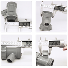 Load image into Gallery viewer, 1PC Water Pipe Three-way Head Hose Connection Wash Basin Sink Waterer Pipe Interface Pipe Connector Kitchen Bathroom Accessories