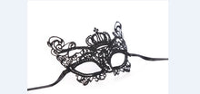 Load image into Gallery viewer, Black Women Sexy Lace Eye Mask Party Masks For Masquerade Halloween Venetian Costumes Carnival Mask For Anonymous Mardi