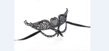 Load image into Gallery viewer, Black Women Sexy Lace Eye Mask Party Masks For Masquerade Halloween Venetian Costumes Carnival Mask For Anonymous Mardi