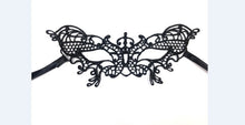 Load image into Gallery viewer, Black Women Sexy Lace Eye Mask Party Masks For Masquerade Halloween Venetian Costumes Carnival Mask For Anonymous Mardi