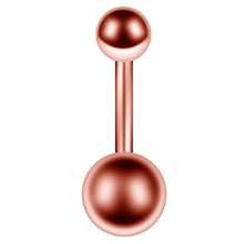 Load image into Gallery viewer, 1PCS Crystal Belly Button Ring 14G Heart Belly Piercing Dangle Flower Navel Piercing Rose Gold Sexy Navel Bar Cute Belly Ring
