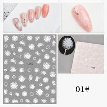 Load image into Gallery viewer, 1Pc 3D Halloween Nail Stickers Anime Joker Spider Snake Sliders Nail Art Stickers Adhesive Christmas Decals Snowflake Decor