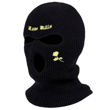 Load image into Gallery viewer, Neck Gaiters 1Pc Embroidery Balaclava Face Mask 3-Hole for Cold Weather, Winter Ski Mask for Men and Women Thermal Cycling Mask Christmas Gif