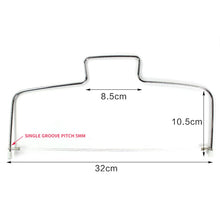Load image into Gallery viewer, 1PC Double Line Cake Cut Slicer Adjustable Stainless Steel Device Cake Decorating Mold DIY Bakeware Kitchen Cooking Tool