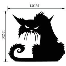 Load image into Gallery viewer, 1Pc Halloween Black Cats Decoration Stickers Removable Wall Stickers Funny Creative Cartoon Sticker Household Party Decoration