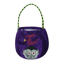 Load image into Gallery viewer, 1pc Halloween Loot Party Kids Pumpkin Trick Or Treat Tote Bags Candy Bag Halloween Candy Storage Bucket Portable Gift Basket