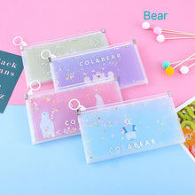 Load image into Gallery viewer, 1Pc Mask Storage Bag Portable PP Face Mask Holder Dustproof Zip Pouch Mask Pollution-Free Save Bags Bills Files Bag Pencil Bags