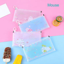Load image into Gallery viewer, 1Pc Mask Storage Bag Portable PP Face Mask Holder Dustproof Zip Pouch Mask Pollution-Free Save Bags Bills Files Bag Pencil Bags