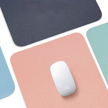 Load image into Gallery viewer, 1pc PU Leather Mouse Pad Simple Solid Color Waterproof Desk Pad Kawaii Oversized Computer Accessories Office Supplies