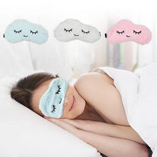 Load image into Gallery viewer, 1pc Sleeping Mask Eyepatch Eye Cover Cotton Creative Lovely Cartoon for Eye Travel Relax Sleeping Aid Eye Patch Shading Eye Mask