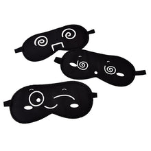 Load image into Gallery viewer, 1pc Sleeping Eye Mask Black Mask Travel Sleep Tools Bandage On Eyes Black Eye Shade Sleep Mask