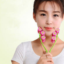 Load image into Gallery viewer, 1Pcs Flower Shape Facial Massager Roller Manual Face-lift Neck Slimming Relaxation Anti Wrinkle Beauty Tools Skin Care Health