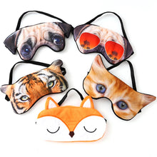 Load image into Gallery viewer, 1Pcs Cute 3D Sleeping Eye Mask Eyeshade Cover Shade Eye Patch Soft Portable Travel Animal Blindfold