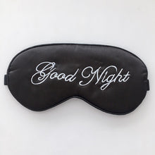 Load image into Gallery viewer, 1Pcs Cute Sleep Eye Cover Mask Padded Shade Covers Good Night Travel Relax Aid Blindfold Blue Purple Green Beige Sleep Mask