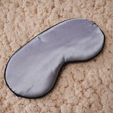 Load image into Gallery viewer, 1Pcs New Pure Silk Sleep Rest Eye Mask Padded Shade Cover Travel Relax Aid Blindfolds