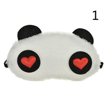 Load image into Gallery viewer, 1PCS Plush Cute Grey Cat Eye Mask Sleeping Mask Eye Shade Cover Blindfold Eyeshade Eyepatch Suitable for Travel Home Gift