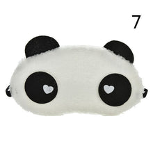 Load image into Gallery viewer, 1PCS Plush Cute Grey Cat Eye Mask Sleeping Mask Eye Shade Cover Blindfold Eyeshade Eyepatch Suitable for Travel Home Gift