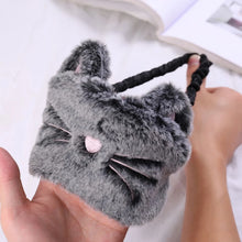 Load image into Gallery viewer, 1PCS Plush Cute Grey Cat Eye Mask Sleeping Mask Eye Shade Cover Blindfold Eyeshade Eyepatch Suitable for Travel Home Gift