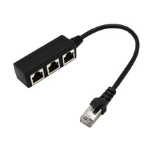 Load image into Gallery viewer, 1PCS RJ45 LAN Connector Ethernet Network Splitter Adapter 1 Male to 3 Female Adapter Cable for Networking Extension Accessories