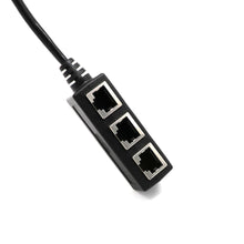 Load image into Gallery viewer, 1PCS RJ45 LAN Connector Ethernet Network Splitter Adapter 1 Male to 3 Female Adapter Cable for Networking Extension Accessories