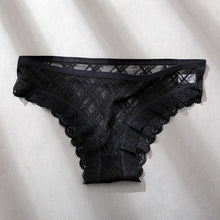 Load image into Gallery viewer, Lace Panties Sexy Low-rise Brazilian Underwear Fashion Lattice Transparent Underpants M-2XL Sexy Pants Lingerie