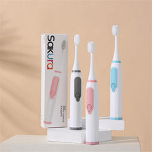 Load image into Gallery viewer, Sonic Electric Toothbrush Ipx-7 Waterproof 3 Brush Heads Soft Bristles Whitening Toothbrush Oral